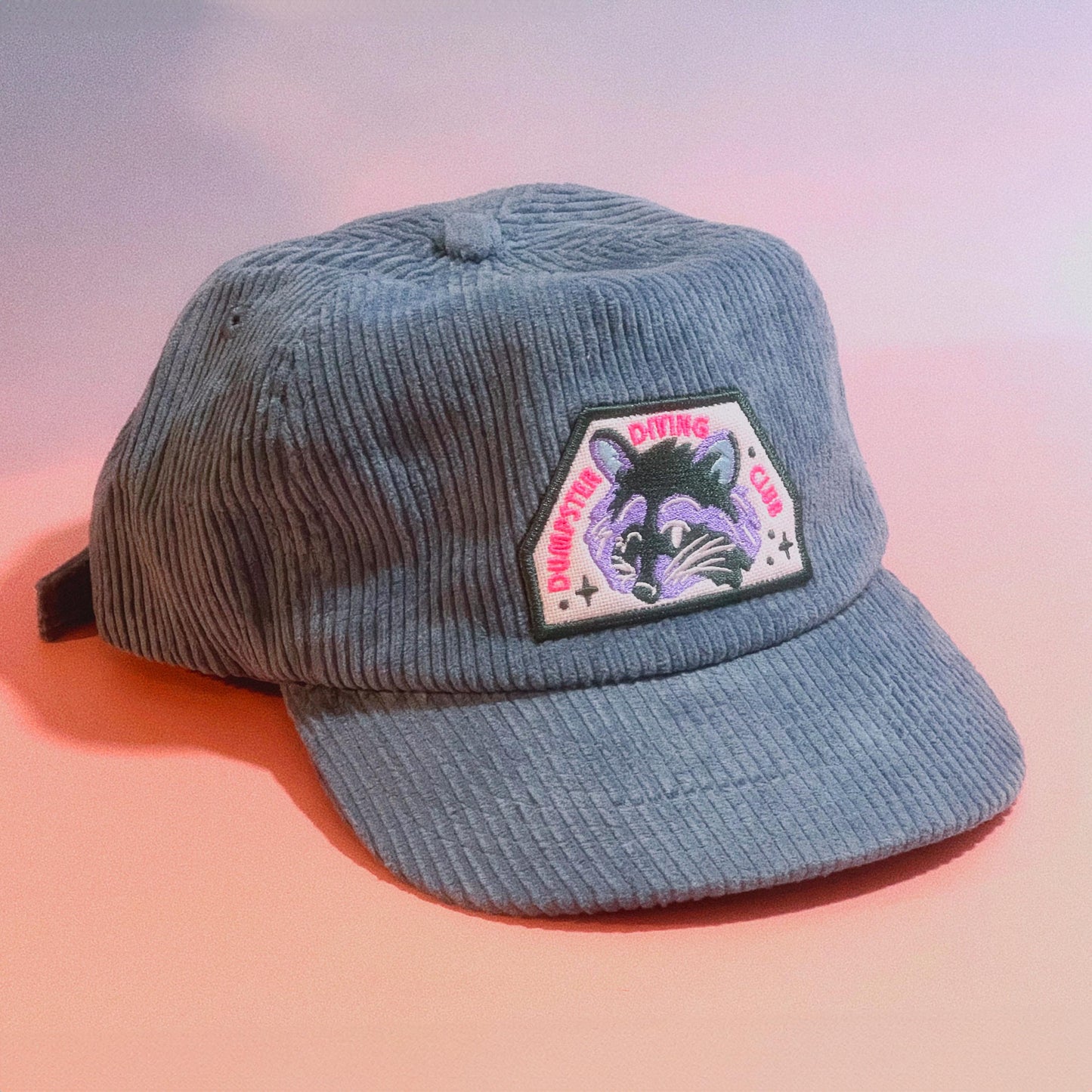Street Rat Dumpster Diving Club 5-Panel Corduroy Hat