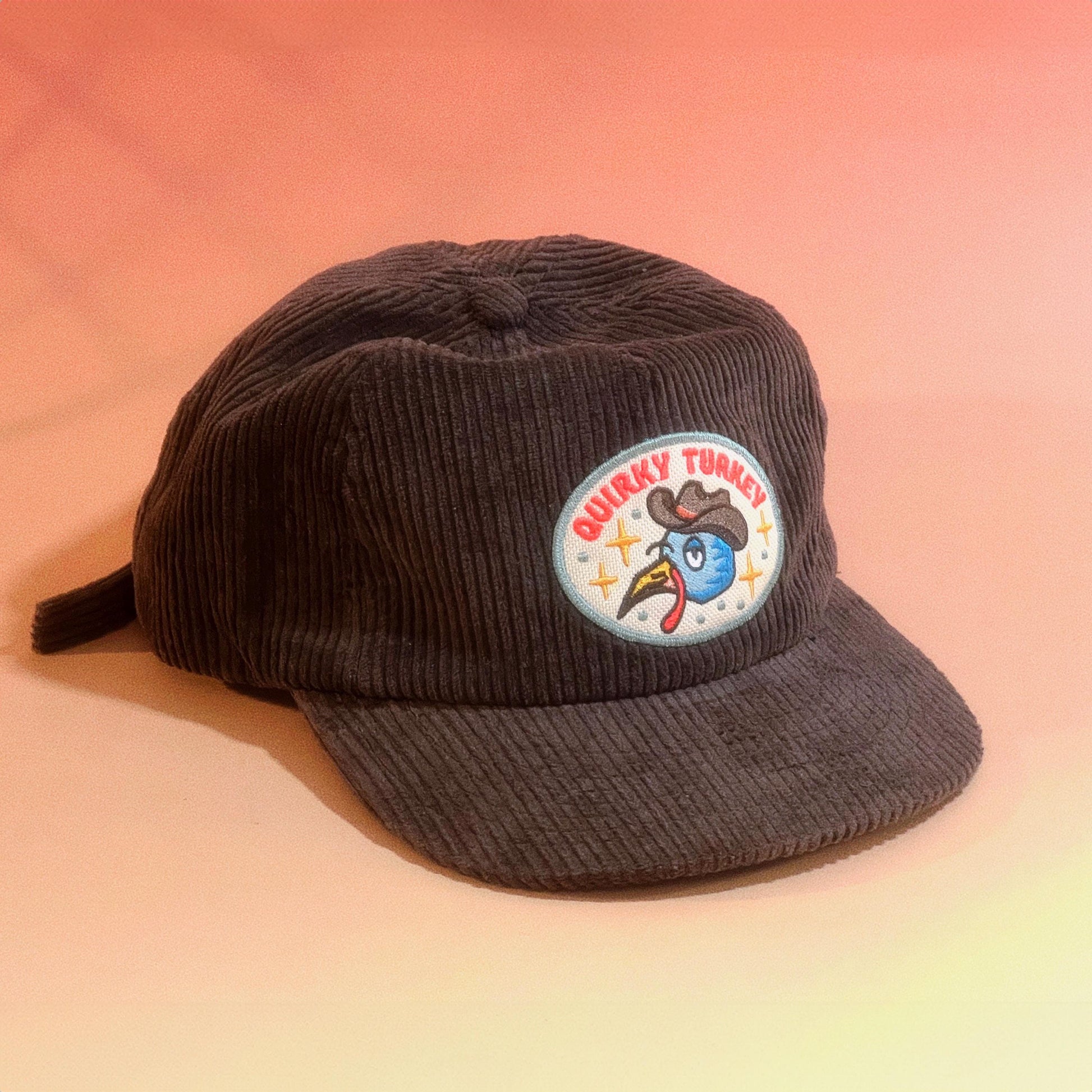 Quirky Turkey 5-Panel Corduroy Hat