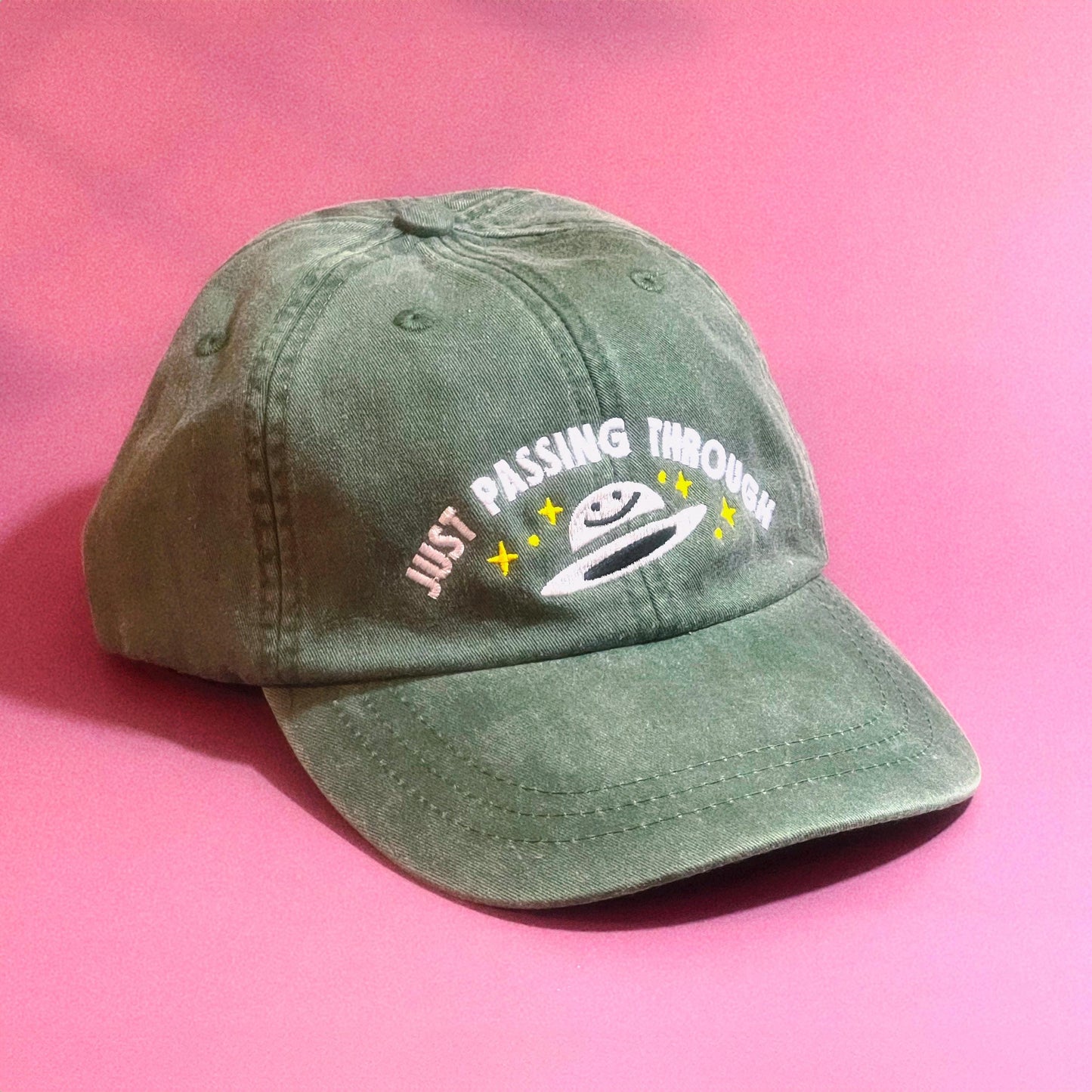 Just Passing Through Dad Hat