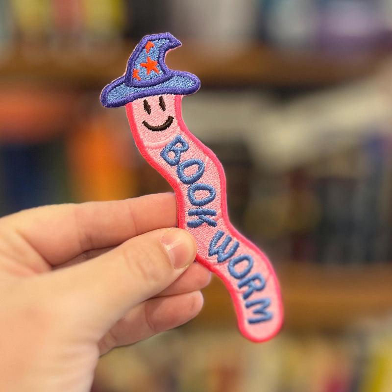 Wizard Book Worm Embroidered Bookmark