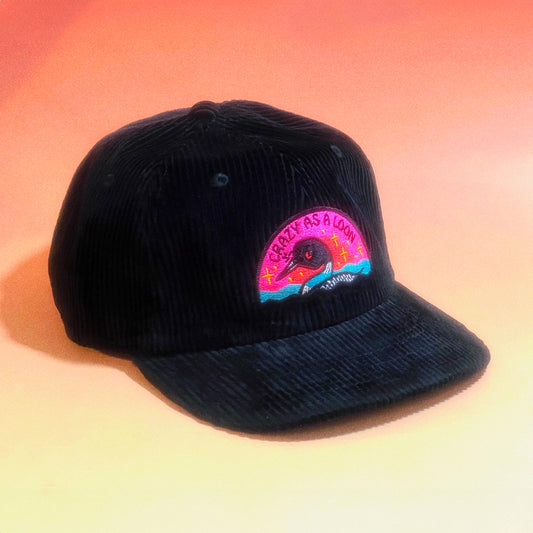 Crazy as a Loon Corduroy Hat