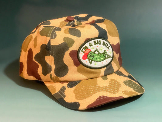 Big Dill Pickle 5-Panel Two-Tone Corduroy Snapback Hat