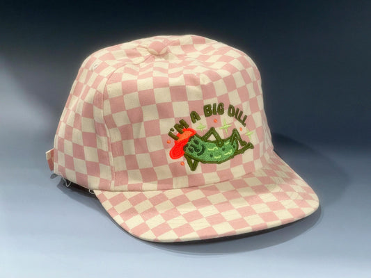 Big Dill Pickle Direct Embroidered 5-Panel Checkered Floppy Hat