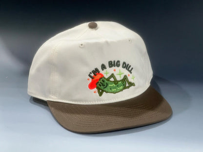 Big Dill Retro Direct Embroidered Two-Tone 5-Panel Floppy Cap