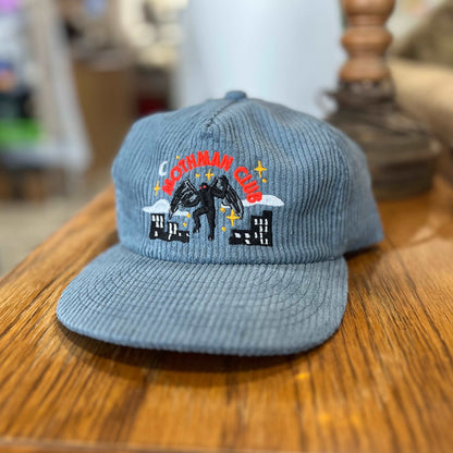 Mothman Cryptid Club 5-Panel Corduroy Hat