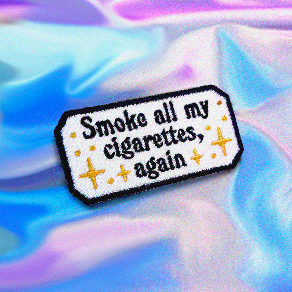 Pulp Cigarettes Embroidered Patch
