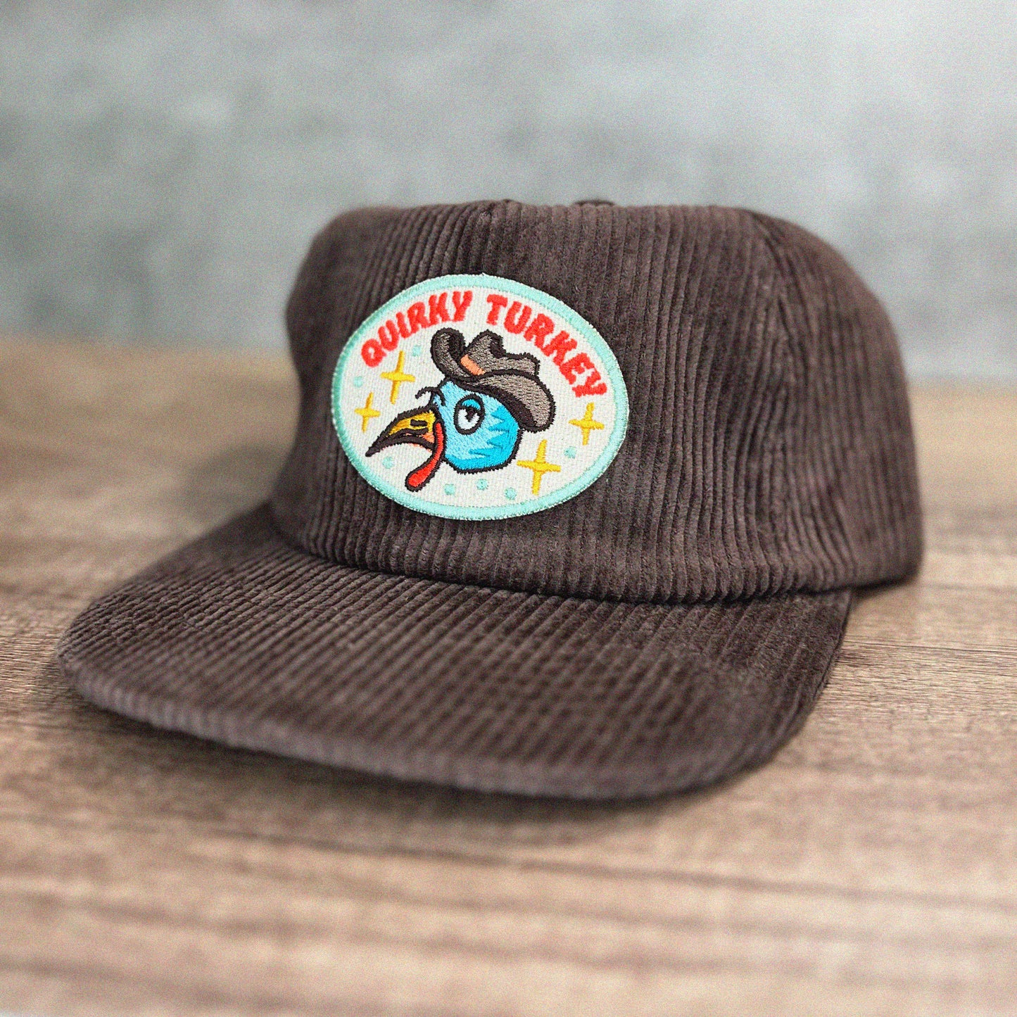 Quirky Turkey 5-Panel Corduroy Hat