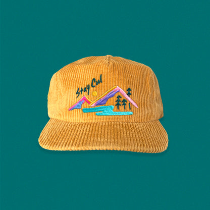 Stay Cool 5-Panel Corduroy Hat