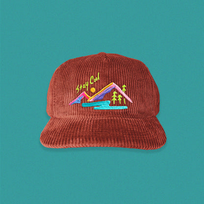 Stay Cool 5-Panel Corduroy Hat