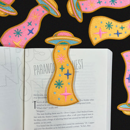 UFO Embroidered Bookmark