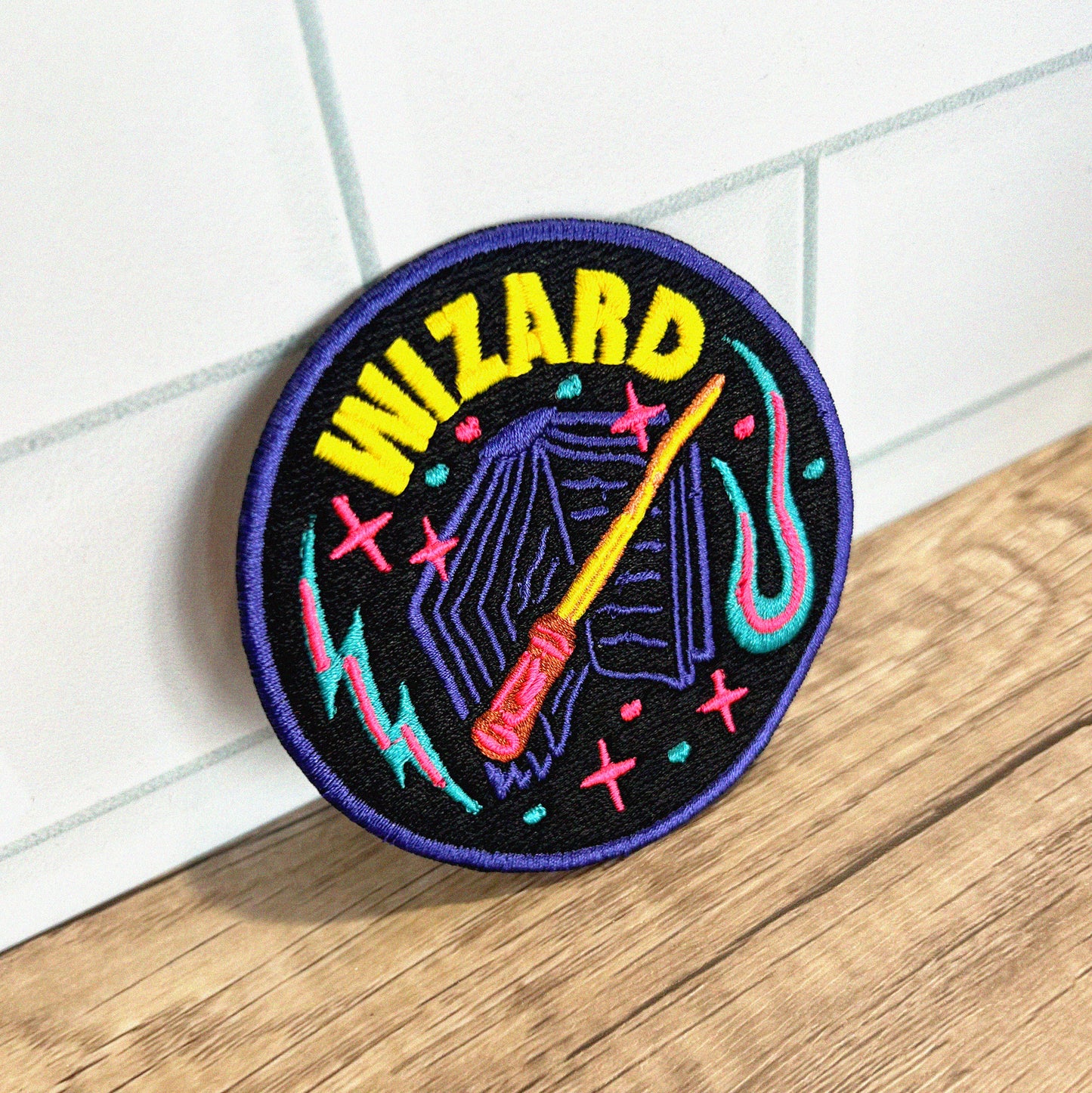 Wizard Embroidered Patch